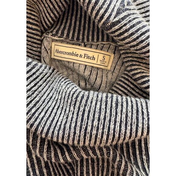 ABERCROMBIE Ribbed Turtleneck Sweater w/ Cutout Knit Pullover Size S - Picture 5 of 5